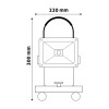 Avide Projetor LED Recarregável 20W 6400K Avide Projetor LED Recarregável 20W 6400K
