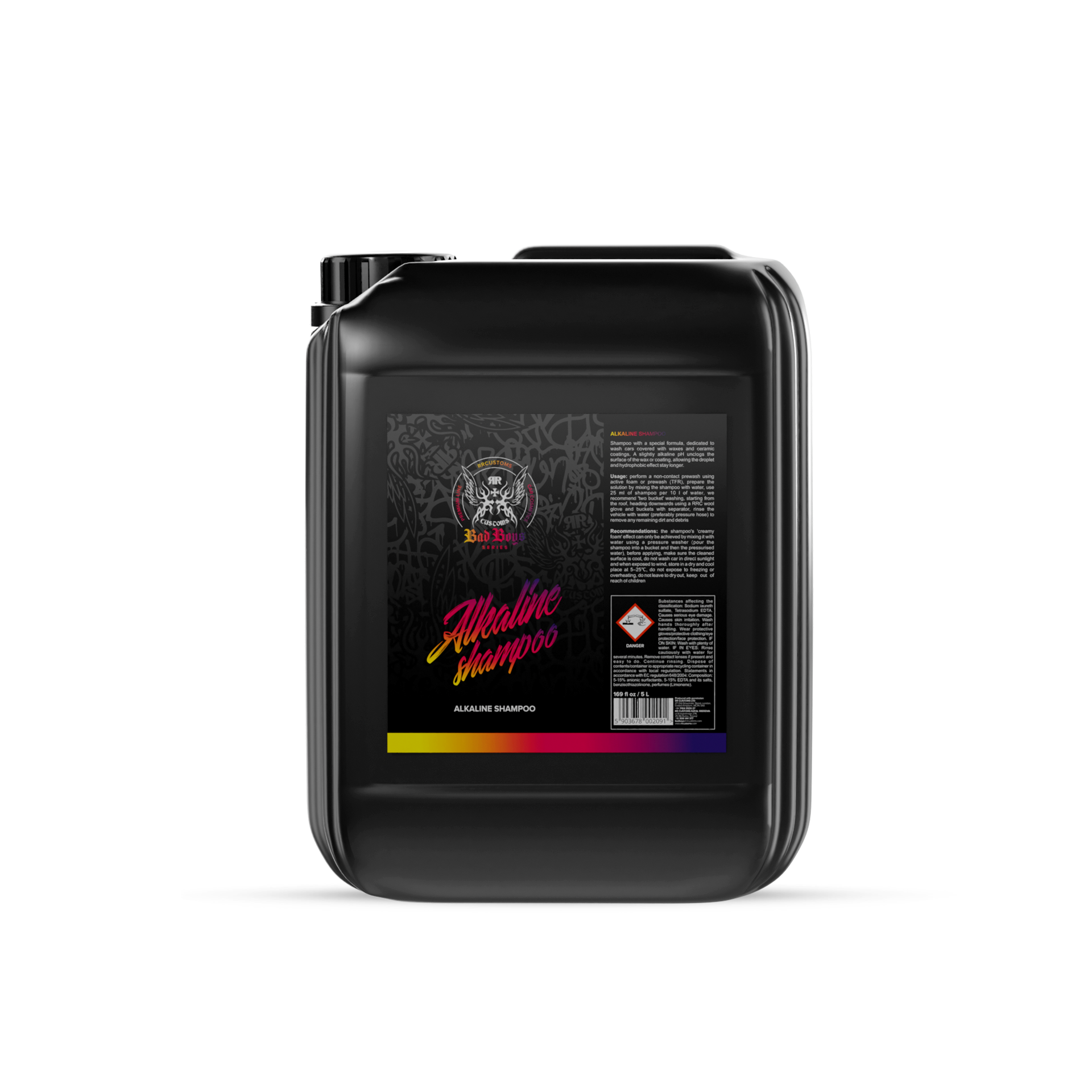 ALKALINE_SHAMPOO-1 BadBoys Alkaline Shampoo 5L - Image 1