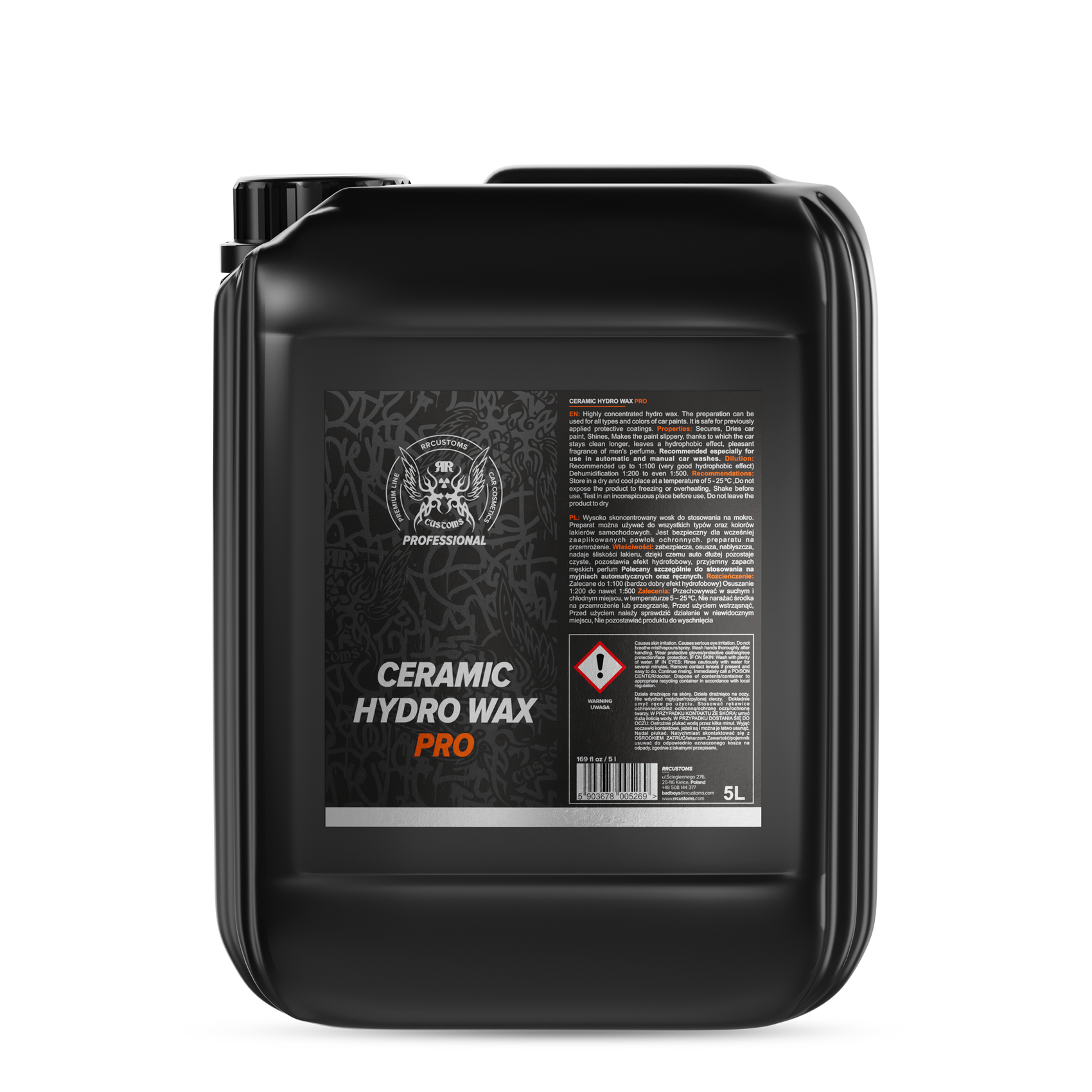 hydro20wax205l BadBoys Ceramic Hydro Wax 5L - Image 1